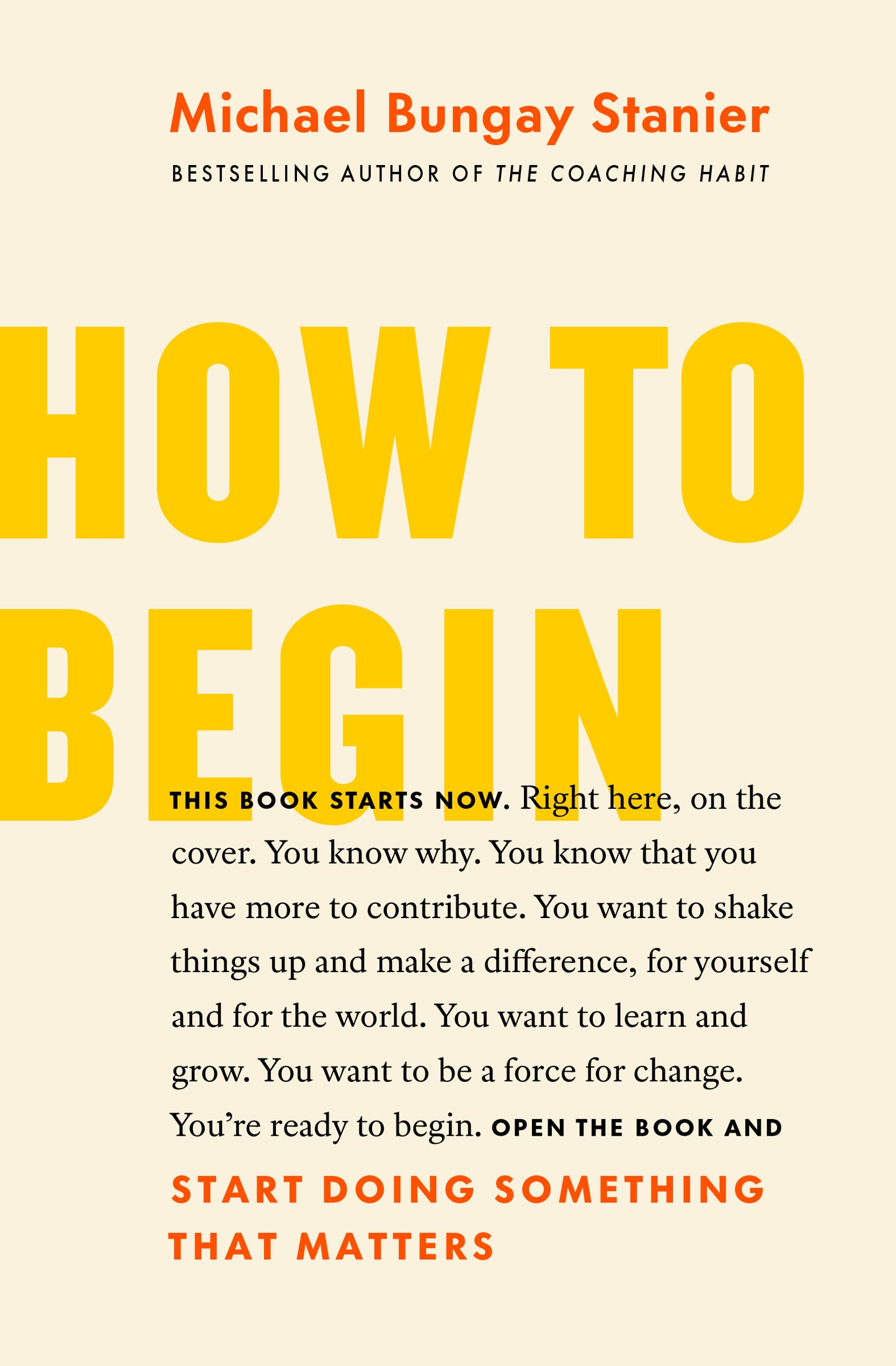 Signed copy of *How to Begin*
